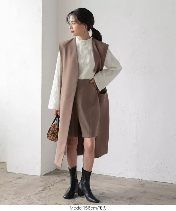 ハイウエストショートパンツ [M3497] - レディースファッション通販