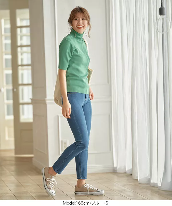 ストレッチシガレットデニムパンツ [M3502]