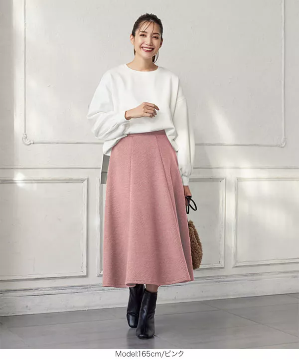 希少　モラビトスペル　6.6万円　ロゴ キルティング フレア スカート　美品　L 希少 モラビトスペル 6.6万円 ロゴ キルティング フレア