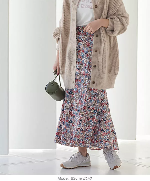 5color/S-LLsize》ストレッチマーメイドスカート/セットアップ