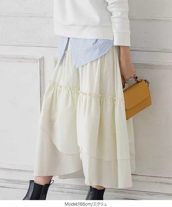 ランダ　ティアードスカート RANDA｜ランダムティアードスカート | Rakuten Fashion(楽天