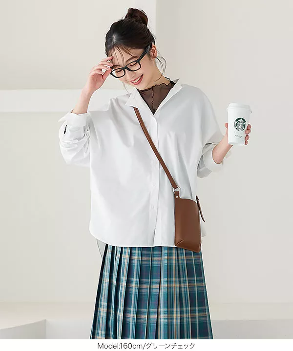 巻スカート タータンチェック Clancrest プリーツスカート UK 12