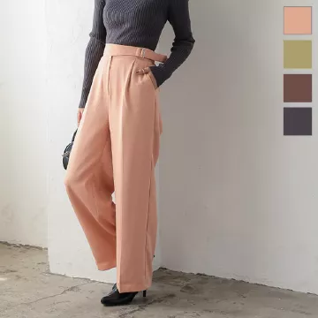 ベルトポイントデザインパンツ [M3658]