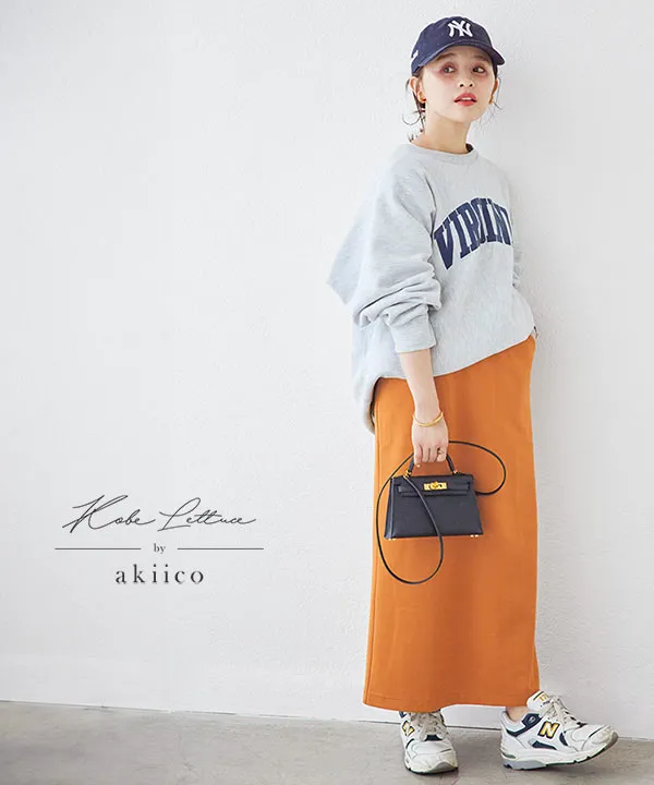 田中亜希子さんコラボ ]選べる3サイズ ジャージーナロースカート
