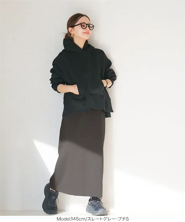 田中亜希子さんコラボ ]選べる3サイズ ジャージーナロースカート