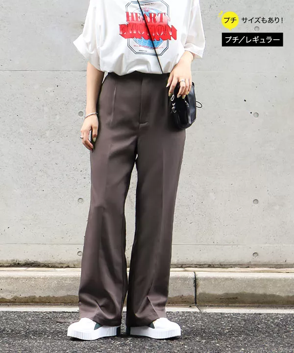 美品　EPOCA エポカ　タック　ワイドパンツ　Mサイズ　Lサイズ　グレー 美品 EPOCA エポカ タック ワイドパンツ Mサイズ Lサイズ グレー