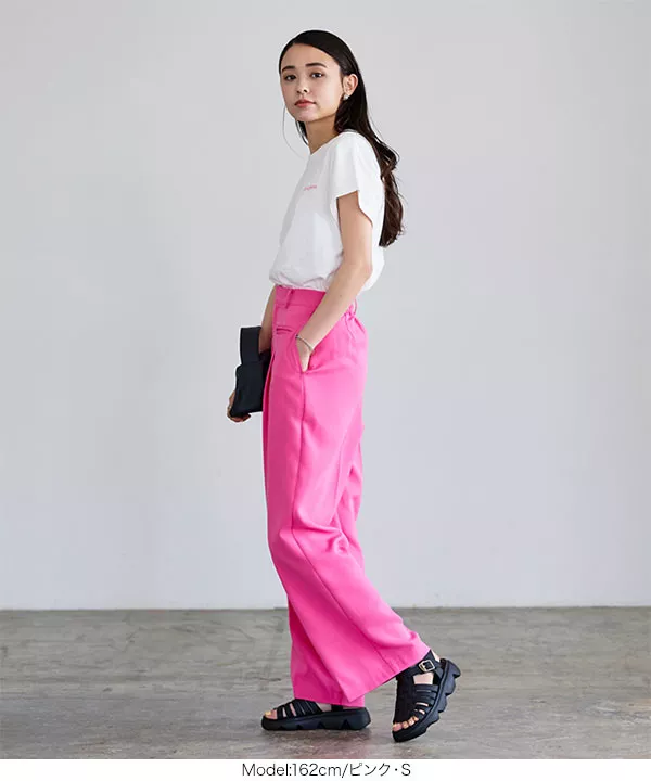ハイウエストストレートパンツ [M3709]