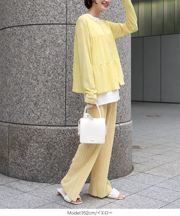 BAOVICTO プリーツデザインパンツ BAOVICTO*日本未入荷*プリーツデザイン/変形ワイドパンツ