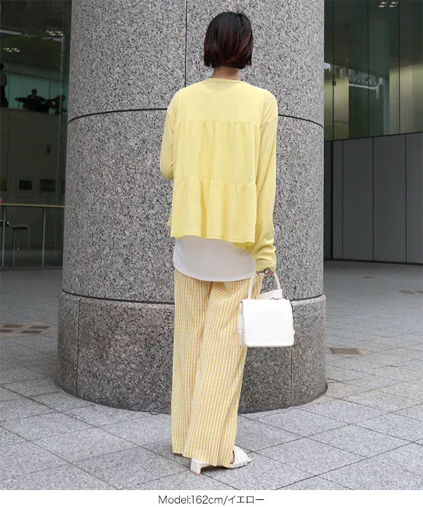 セルフカットチェック柄プリーツパンツ [M3726]