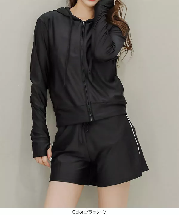 M・LサイズUVカットラッシュガードショートパンツ [M3751