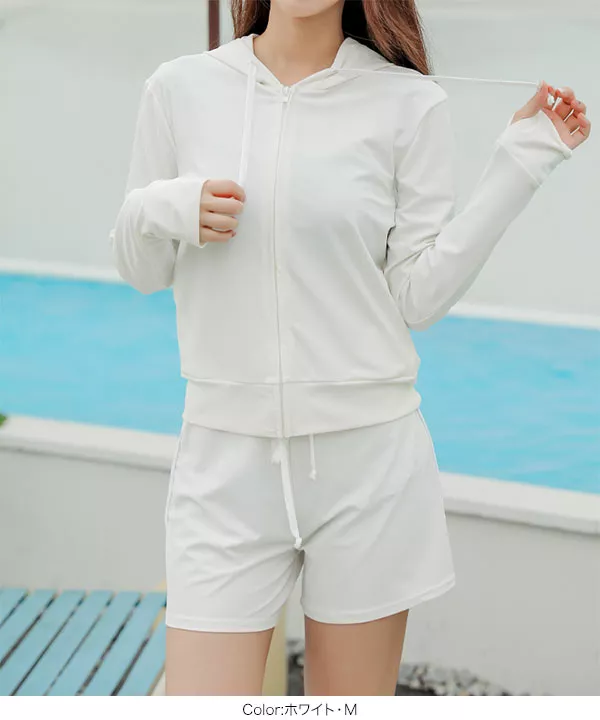 M・LサイズUVカットラッシュガードショートパンツ [M3751