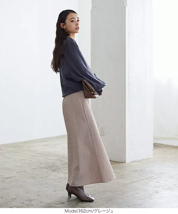 【新品未使用】かぐれ　コットンフレアスカート　25SS 楽天市場】リネンコットンタックスカート／かぐれ（kagure