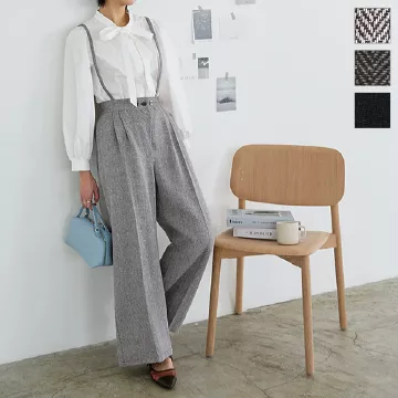 2wayアジャスタブルウエストワイドパンツ [M3841]