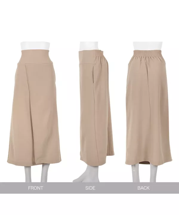 アシンメトリースリットスカート [M3857]