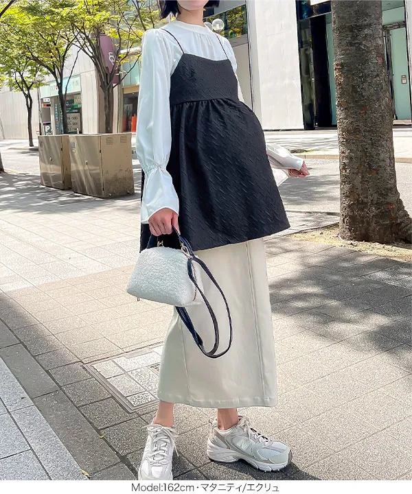 [ mamaレタス ] のびのびストレッチマタニティタイトスカート [M3867]