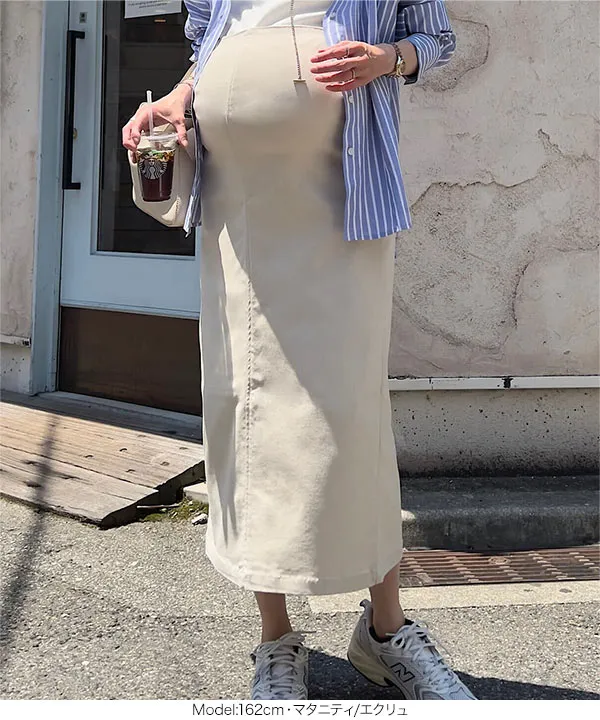 mamaレタス ] のびのびストレッチマタニティタイトスカート