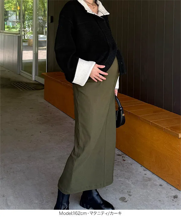 [ mamaレタス ] のびのびストレッチマタニティタイトスカート [M3867]