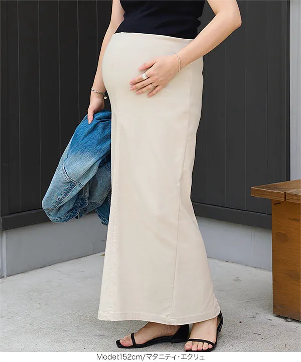 [ mamaレタス ] のびのびストレッチマタニティタイトスカート [M3867]