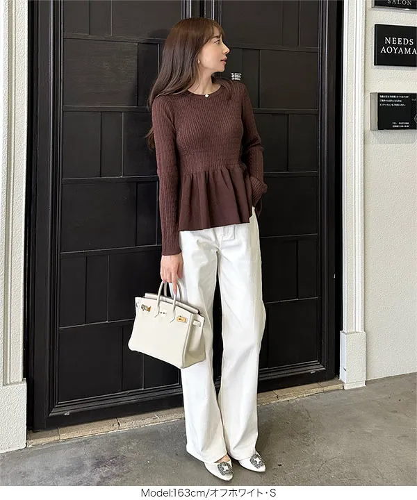 【ALAIA】ツイストローライズワイドレッグジーンズ☆送料関税込 ALAIA(アライア) デニム・ジーパン(レディース) - 海外通販のBUYMA