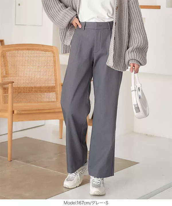 裏起毛 ] 防風裏ファーストレートタックパンツ [M3987