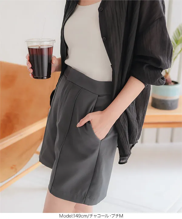 AMBIDEX Store ○強撚TWILL HAKAMAパンツ(F BLACK): FLAT-cic-HATENA