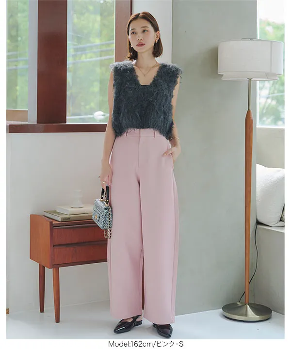 選べるサイズ カーブすぎないカーブパンツ [M4053] - レディース