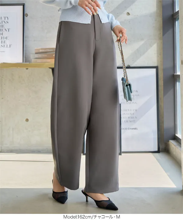 エンリカ美品✨ニット カーブパンツ(ベージュ) enrica（エンリカ） パンツ 「enrica/エンリカ」ニットパンツ