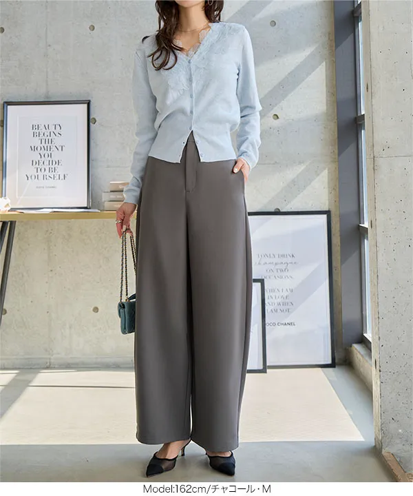 選べるサイズ カーブすぎないカーブパンツ [M4053] - レディース