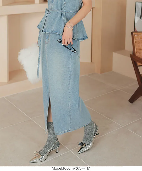 【Coperni】デニム スカート 関税・送料込み ストレッチデニムスカート