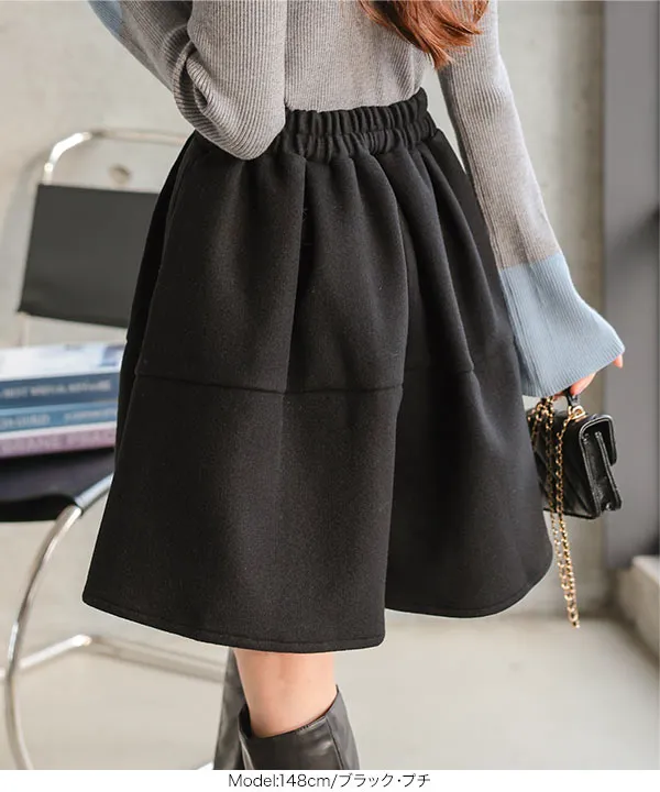 Petitle / プチレ ] フェイクウールキュロット [M4095] - レディース