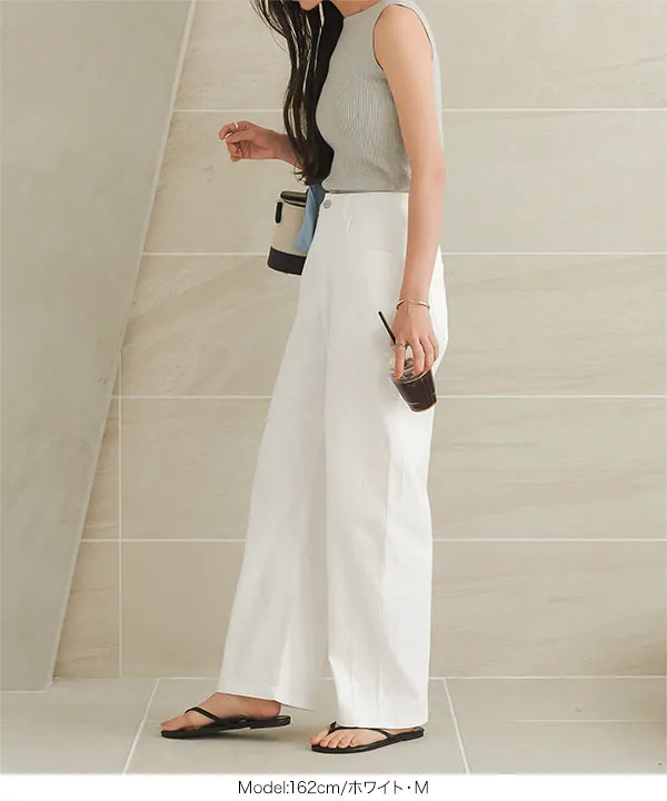 接触冷感カーブデニムパンツ [M4106]| SALE！