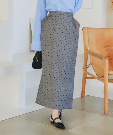 ハートドットコクーンスカート [M4139] | SALE！