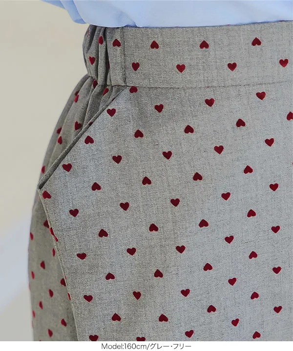 ハートドットコクーンスカート [M4139] | SALE！ - レディース