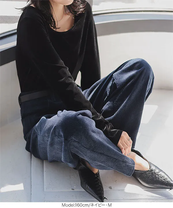 Libelice コーデュロイパンツ　ブラック　M レギュラーフィット コーデュロイパンツ - ブラック - Men | H&M JP