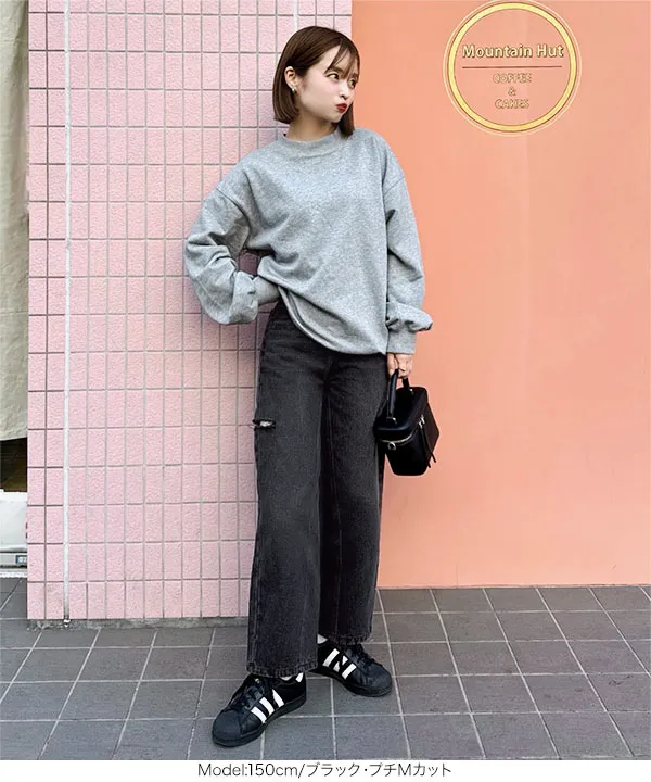 yuri.さんコラボ ]選べるタイプとサイズ バックポケット刺繍入りカーブ