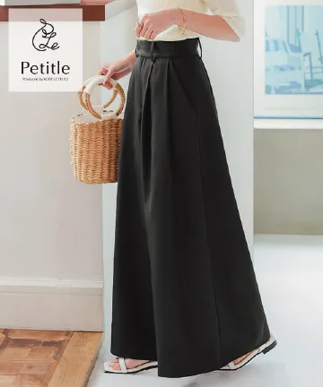 [ Petitle / プチレ ] ワイドフレアパンツ [M4158]