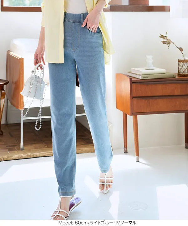 選べるサイズ デニムレギンス [M4166] - レディースファッション通販