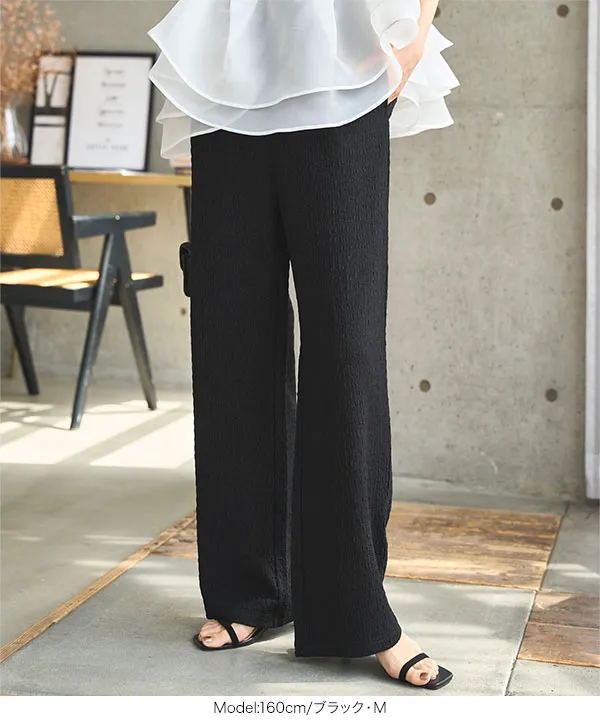 MIESROHE カットジャガードイージーパンツ ウォッシャブル MIESROHE