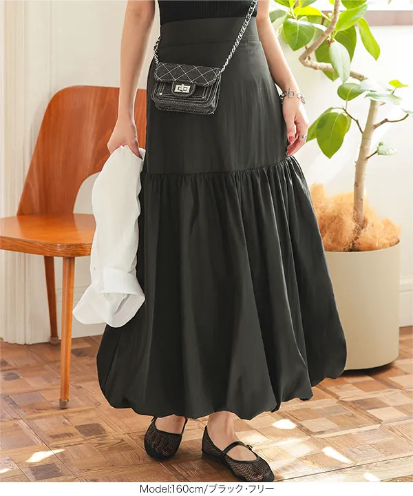 【美品】 LCDC バルーンスカート PLUS】WAIST DETAIL BALLOON GATHER SK/ウエストディテール