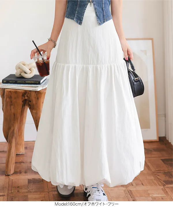 切替えバルーンスカート [M4210] - レディースファッション通販 神戸