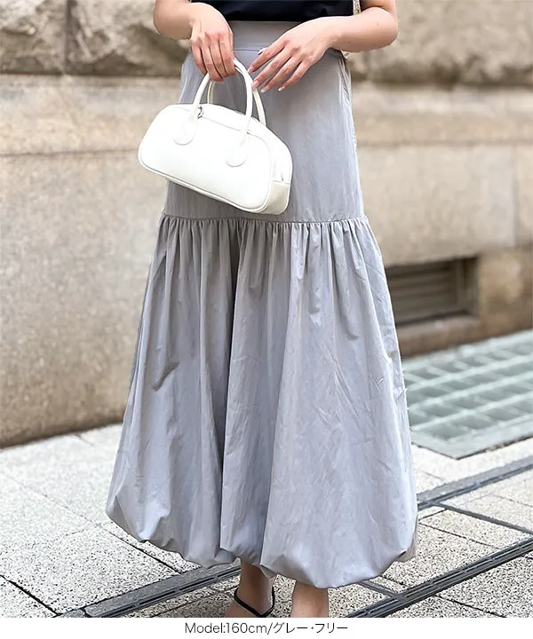 切替えバルーンスカート [M4210] - レディースファッション通販 神戸