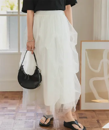 立体デザインチュールスカート [M4212]