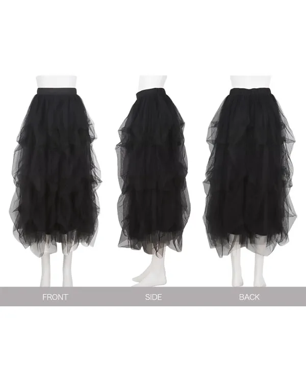 立体デザインチュールスカート [M4212] | ボトムス全品送料無料！1/23