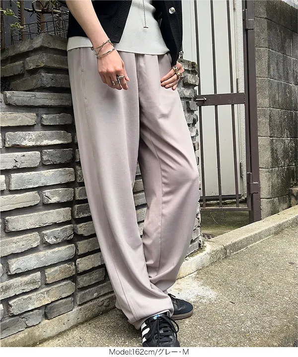 大人のポンチカーブパンツ [M4213] - レディースファッション