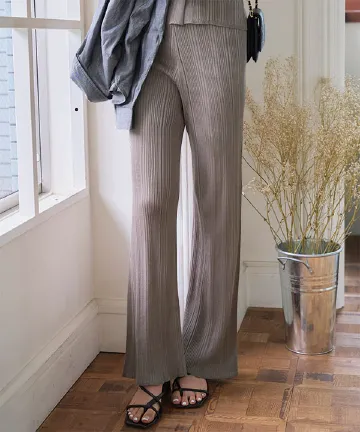 ランダムリブニットパンツ [M4231]