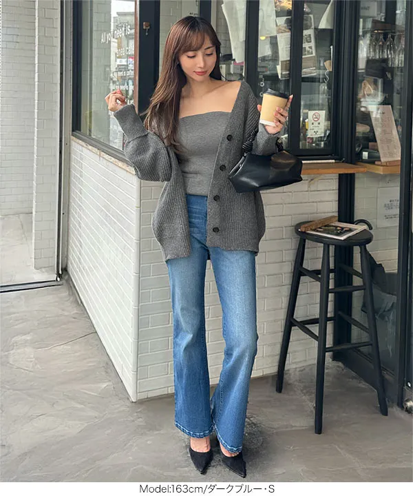 岡部あゆみさんコラボ ］フレアデニム [M4244] - レディース