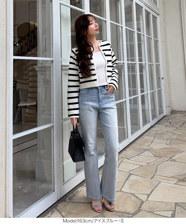 岡部あゆみさんコラボ ］フレアデニム [M4244] - レディース