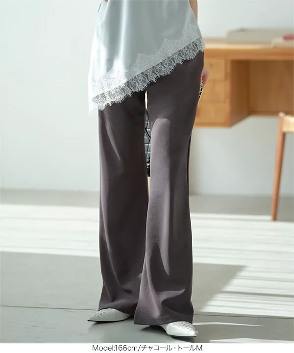 選べる5サイズ錯覚美脚ストレッチワイドパンツ [M4251] | 大好評につき