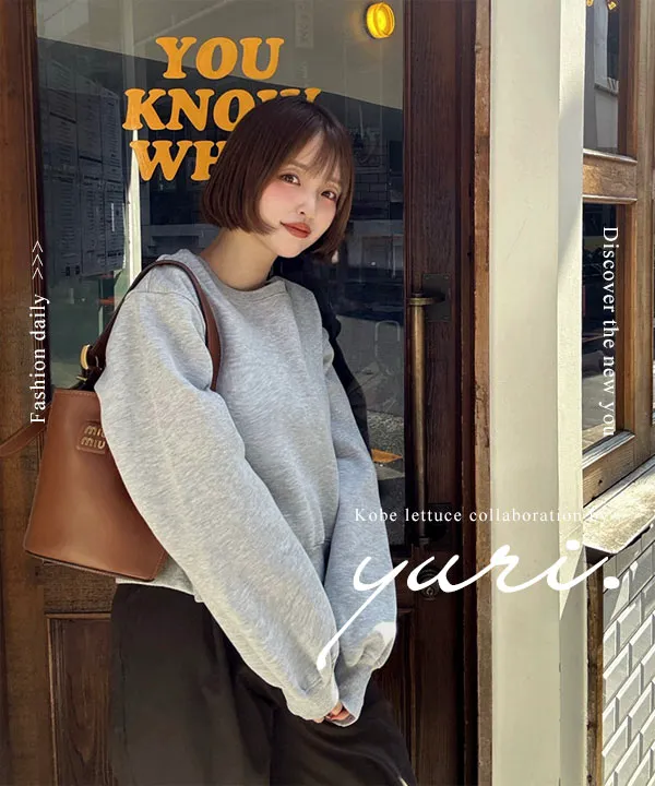 ユミムエ yuri.さんコラボ ]バックポケット刺繍入りセミフレアデニム [M4252