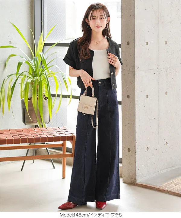 【ブラウン】新品未使用 ALMARIB タイトスカート + レギンス セット size SHORT/TALLあり］オルマイ LI/MIX タイト スカート